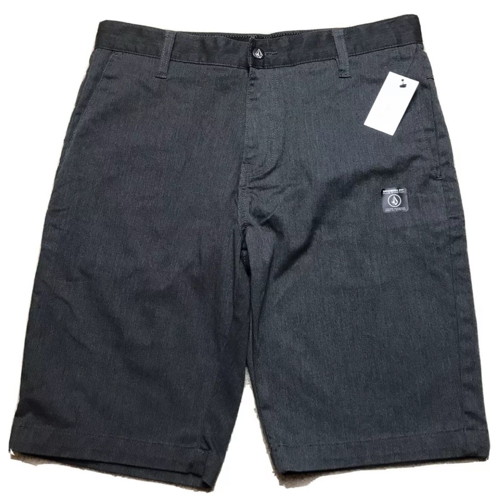 Volcom VMONTY Stretch Shorts AO9117V3 Charcoal
